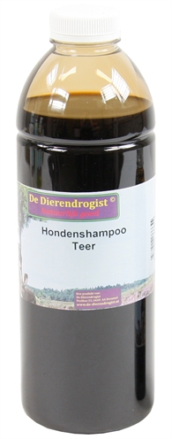 DIERENDROGIST Teershampoo Hond Ondersteunt huidherstel & remt schimmel, luizen en vlooien - 1 L